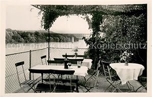 Postkarte Carte Postale 13770567 Stilli AG Restaurant Schifflaende Terrasse am Ufer der Aare