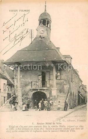 Postkarte Carte Postale 13774920 Vieux Fismes Ancien Hôtel de Ville