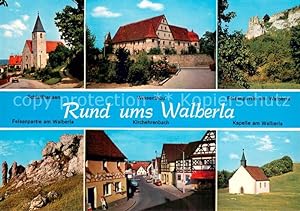 Postkarte Carte Postale 73775952 Walberla Kirchehrenbach Schlaifhausen Wiesenthau Felsenpartie Ki...