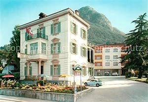 Seller image for Postkarte Carte Postale 13779871 Lugano Lago di Lugano Albergo Miralago Lugano Lago di Lugano for sale by Versandhandel Boeger