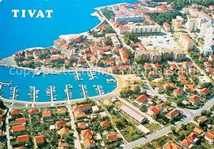 Postkarte Carte Postale 73779389 Tivat Montenegro Fliegeraufnahme