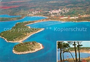 Bild des Verkufers fr Postkarte Carte Postale 73776625 Medulin Istria Croatia Fliegeraufnahme Panorama zum Verkauf von Versandhandel Boeger