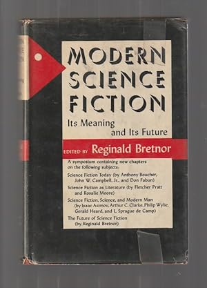 Seller image for Modern Science Fiction - Its Meaning and its Future for sale by Sherwood Frazier Books