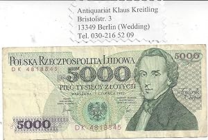 5000 - Piec Tysiecy Zlotych ( 5000 Zloty )