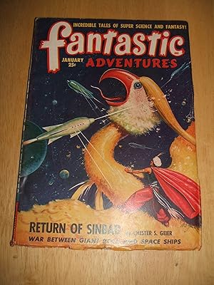 Imagen del vendedor de Fantastic Adventures January 1949 a la venta por biblioboy