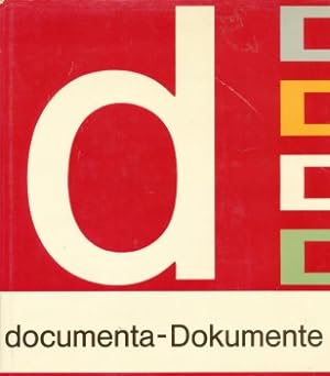 Bild des Verkufers fr documenta-Dokumente : 1955 - 1968; Vier internationale Ausstellungen moderner Kunst; Texte u. Fotografien. zum Verkauf von Antiquariat Bernhardt