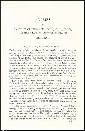 Seller image for Sir Norman Lockyer, Presidential Address, 1903 to the British Association, Meeting at Southport. An uncommon original article from The British Association for The Advancement of Science report, 1903. for sale by Cosmo Books