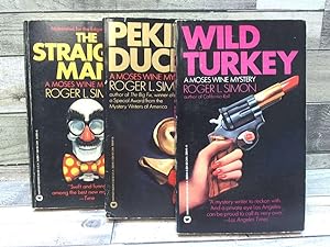 Seller image for 3 Roger L. Simon Mystery (Peking Duck, Wild Turkey, Straight Man) for sale by Archives Books inc.
