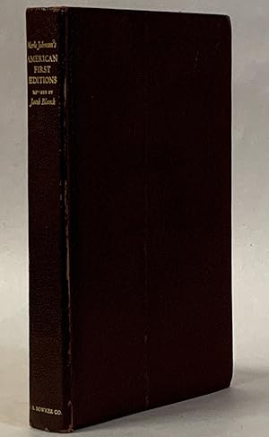 Seller image for American First Editions: Fourth Edition for sale by Eureka Books