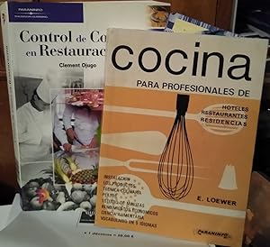 Imagen del vendedor de CONTROL DE COSTES EN RESTAURACIN + COCINA PARA PROFESIONALES DE HOTELES, RESTAURANTES, RESIDENCIAS (2 libros) a la venta por Libros Dickens