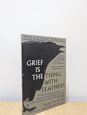 Image du vendeur pour Grief Is the Thing with Feathers (Signed to Title Page) mis en vente par Fialta Books