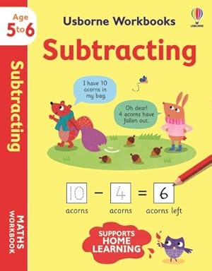 Bild des Verkufers fr Usborne Workbooks Subtracting 5 6 zum Verkauf von GreatBookPrices