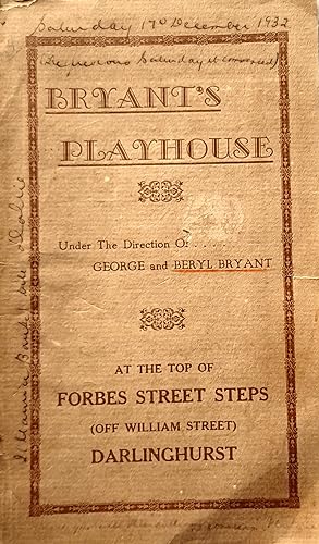 Bryant's Playhouse.