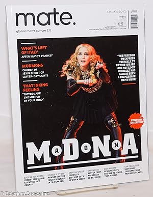 Mate: global men's culture 2.0 Spring 2012: Madonna; exclusive interview