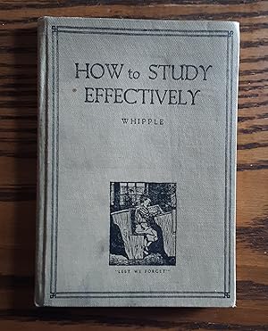 Image du vendeur pour How To Study Effectively mis en vente par Grandma Betty's Books