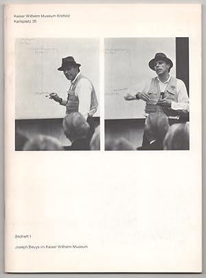 Bild des Verkufers fr Bildheft 1 Joseph Beuys im Kaiser Wilhelm Museum zum Verkauf von Jeff Hirsch Books, ABAA