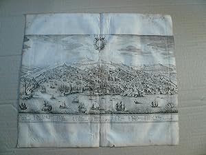 Genua, anno 1646, Merian Matthäus, view, scarce We offer AN ORIGINAL TOWNVIEW EDITED BY MATTHÄUS ...