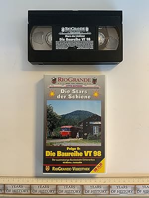 Rio Grande Videokassette VHS zweimotorige Bundesbahn-Schienenbus Baureihe VT 98 40 Minuten - Farb...