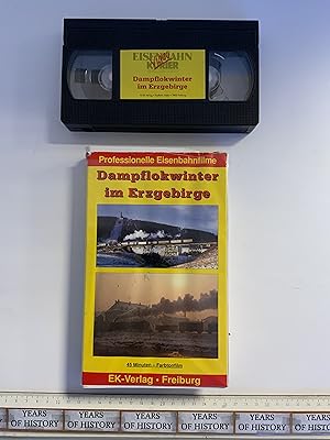Videokassette Dampflok Winter im Erzgebirge 45 Minuten Farbton Film EK Verlag Freiburg Profession...