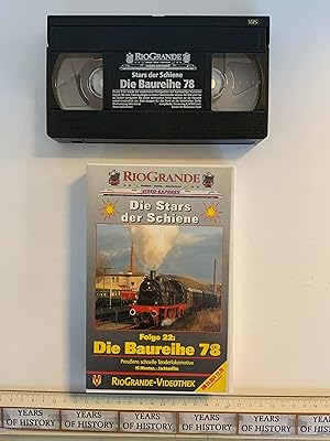 Rio Grande Videokassette VHS Preußens schnelle Tenderlokomotive Baureihe 78 40 Minuten - Farbtonfilm
