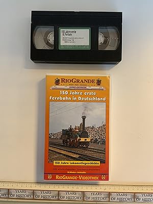 Rio Grande Videokassette VHS 150 Jahre erste Fernbahn Lokomotive in Deutschland Geschichte mit ei...