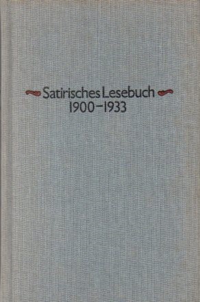 Zur Psychologie Der Erbtante. Satirisches Lesebuch 1900 - 1933