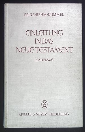 Imagen del vendedor de Einleitung in das Neue Testament. a la venta por books4less (Versandantiquariat Petra Gros GmbH & Co. KG)