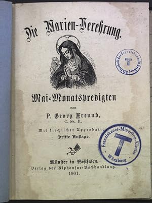 Seller image for Die Marien-Verehrung: Mai-Monatspredigten for sale by books4less (Versandantiquariat Petra Gros GmbH & Co. KG)