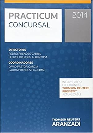 Image du vendeur pour PRACTICUM CONCURSAL 2014 mis en vente par LIBRERIA ANTICUARIO BELLVER MADRID