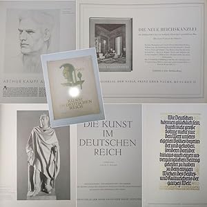 Seller image for Die Kunst im Deutschen Reich. 4.Jahrgang Folge 5 Mai 1940, Ausgabe A * mit S c h r i f t k u n s t b e i l a g e von H a s s o F r e i s c h l a d "Adolf Hitler am 6.3.1934 in Leipzig bei der Grundsteinlegung des Richard Wagner Denkmals" for sale by Galerie fr gegenstndliche Kunst