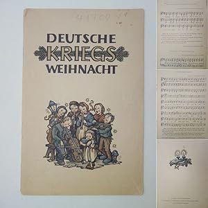 Bild des Verkufers fr Musikbeilage zu "Deutsche Kriegsweihnacht" zum Verkauf von Galerie fr gegenstndliche Kunst