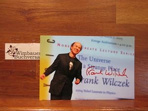 Bild des Verkufers fr Frank Wilczek Nobelpreis fr Physik 2004 // Autogramm Autograph signiert signed signee zum Verkauf von Antiquariat im Kaiserviertel | Wimbauer Buchversand