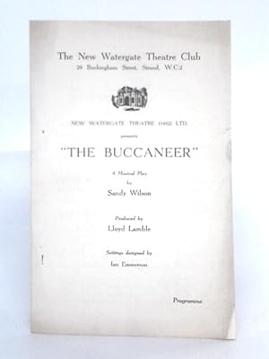 Bild des Verkufers fr The Buccaneer' Programme, New Watergate Theatre zum Verkauf von World of Rare Books