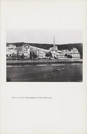 10 Fotografien Ansicht Larymna,1956, Krupp - Rennverfahren, Besuch König Paul von Griechenland, 2...