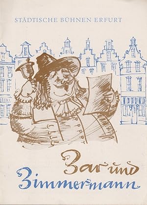 Imagen del vendedor de Programmheft Albert Lortzing ZAR UND ZIMMERMANN Premiere 2. Mai 1959 Spielzeit 1958 / 59 Heft 17 a la venta por Programmhefte24 Schauspiel und Musiktheater der letzten 150 Jahre