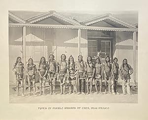 Types of Pueblo Indians at Taos, New Mexico