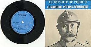 "LA BATAILLE DE VERDUN / LE MARÉCHAL PÉTAIN A DOUAUMONT" EP 33 tours original français 17cm SERP ...