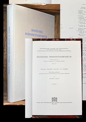 Iranisches Personennamenbuch. Bd. IV: Nomina propria iranica in numis. Materialgrundlagen zu den ...