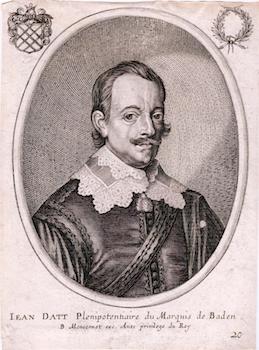 Portrait of Jean Datt Plenipotentiaire de Marquis de Baden.