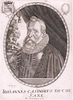 Portrait of Johannes Casimir Duke of Saxony.
