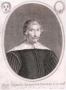 Portrait of Dom Thadee Barberin Prefect de Rome.