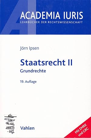 Seller image for Staatsrecht II: Grundrechte (Academia Iuris) for sale by Die Buchgeister