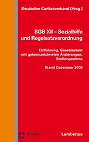 Seller image for SGB XII - Sozialhilfe und Regelsatzverordnung: Einfhrung, Gesetzestext mit geke for sale by Die Buchgeister