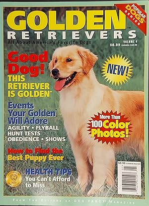 Golden Retrievers Magazine Populat Dogs Series