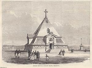 Seller image for Russian Memorial Military Chapel, Sebastopol. An original woodcut engraving from the Illustrated London News, 1869. for sale by Cosmo Books