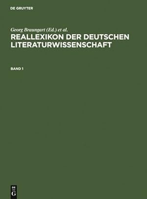 Bild des Verkufers fr Reallexikon Der Deutschen Literaturwissenschaft -Language: german zum Verkauf von GreatBookPrices