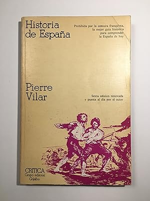 Imagen del vendedor de Historia de España a la venta por SELECTA BOOKS