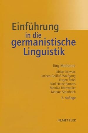 Seller image for Einfhrung in die germanistische Linguistik (Lehrbuch) for sale by Gerald Wollermann