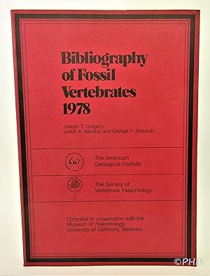 Seller image for Bibliography of Fossil Vertebrates, 1978 for sale by Post Horizon Booksellers