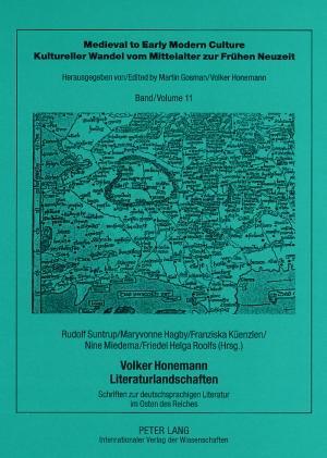 Seller image for Volker Honemann - Literaturlandschaften for sale by moluna